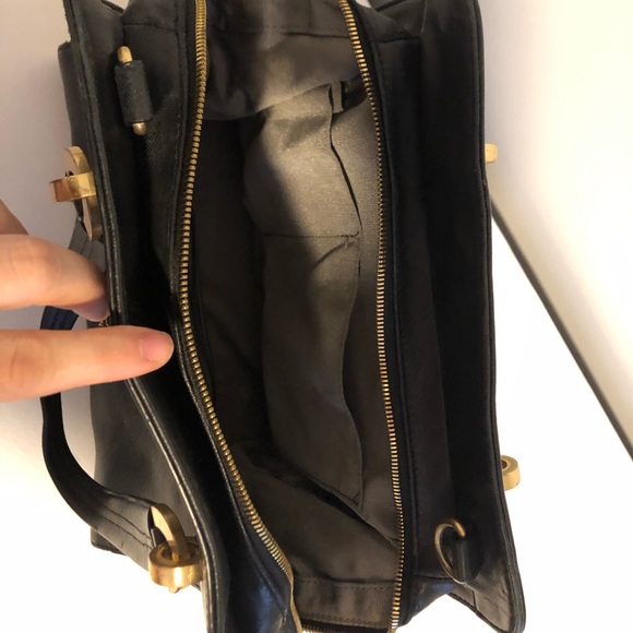 Zac Posen - black leather purse - Picture 2 of 3